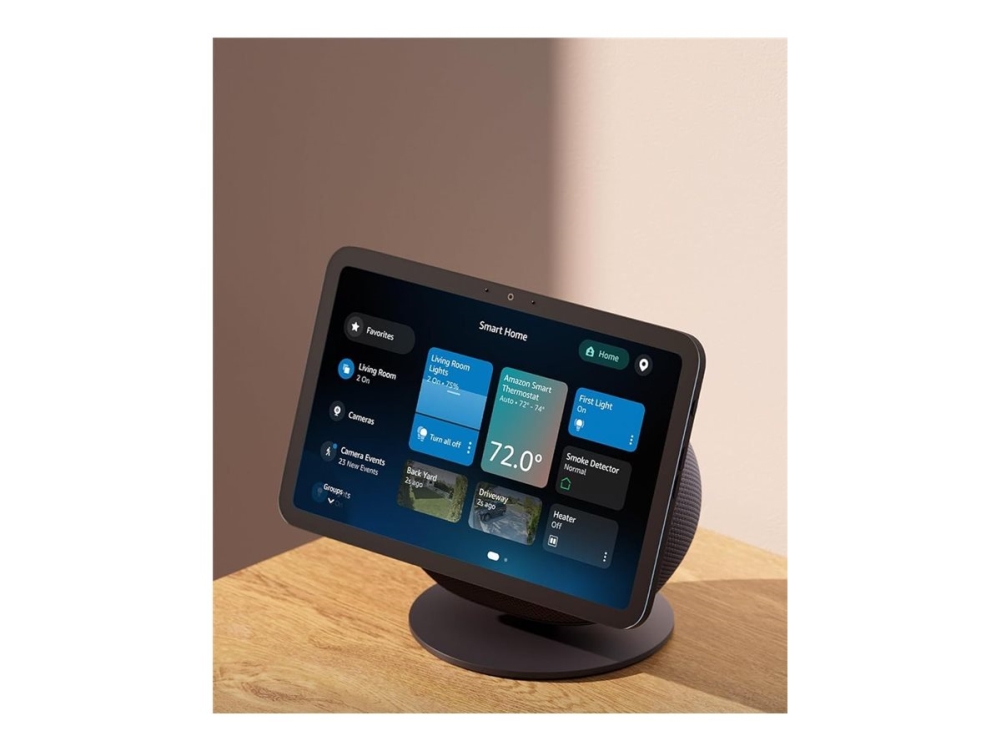 Amazon Echo Show 8, Amazon Alexa, Rechteck, Grau, Graphite, Englisch, Spanisch, 22,1 Cm (8.7")