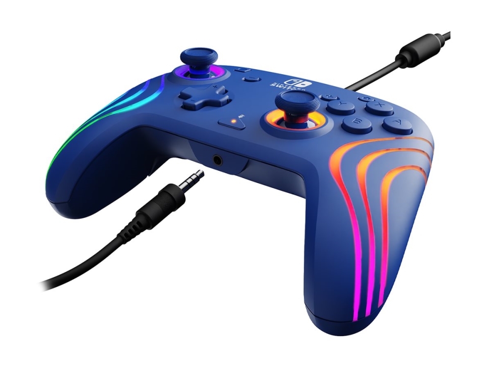 Turtle Beach Afterglow Wave - Gamepad - Kablet - Blå - For Nintendo Switch, Nintendo Switch Oled
