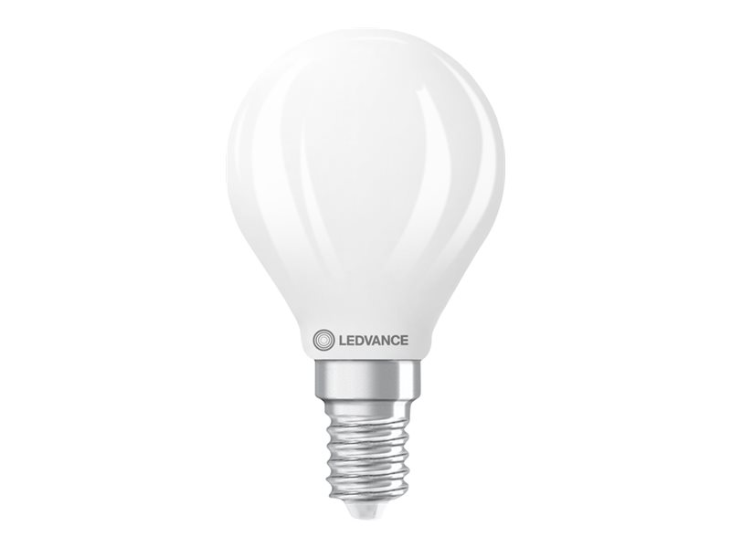 LEDVANCE PERFORMANCE - LED-filament-lyspære - form: P - matteret finish - E14 - 5.9 W (tilsvarende 60 W) - klasse D - varmt hvidt lys - 2700 K