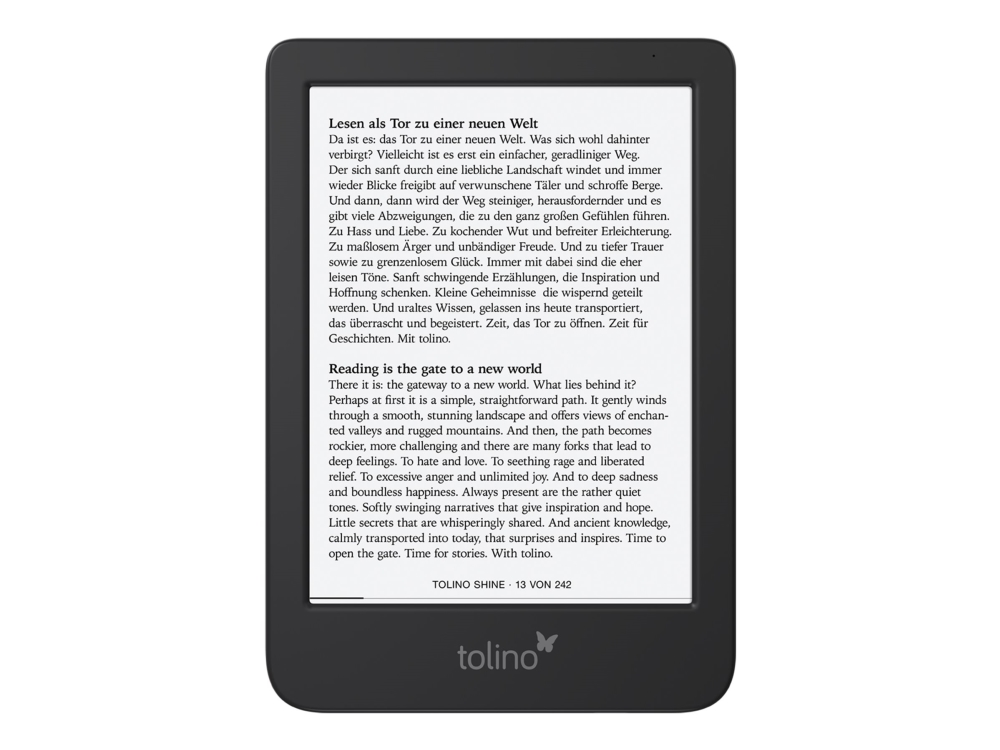 Tablet Tolino Shine Ebook-Reader Einfarbig