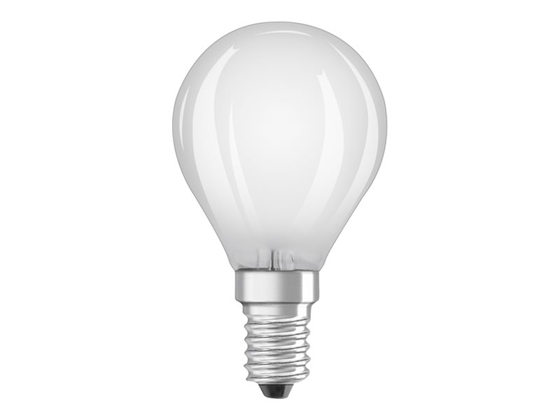 LEDVANCE PERFORMANCE - LED-filament-lyspære - form: P - matteret finish - E14 - 3.4 W (tilsvarende 40 W) - klasse D - varmt hvidt lys - 2700 K