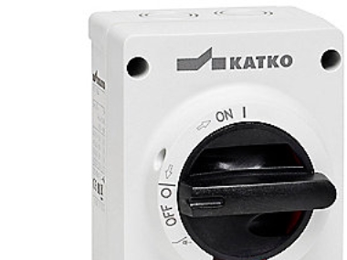 Katko KEM 416M2-M20P - Sikkerhedsafbryder, 4-polet. 16 A, Grå/Sort, M20
