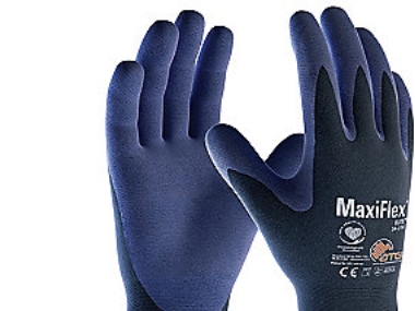 ATG Handske MaxiFlex® Elite S.10 fingerdyppet strikhandske i nylon/lycra med nitril belægning i håndfladen og fingerspidserne
