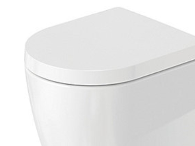 Duravit Me By Starck Vægtoilet - Durashield Væg-Toilet, 480Mm, Hvid Højglans, Rimless