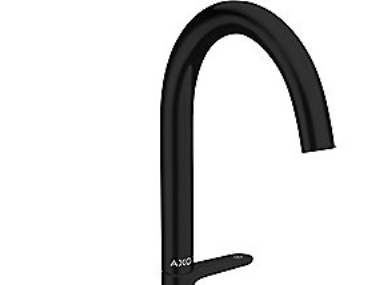 Axor One Einhebelmischer – 140 Mm Auslauf, Rechts/Links, Mit Push-Open-Funktion, Mattschwarz