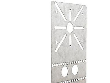 Montageplade universal P31 60 mm galvaniseret