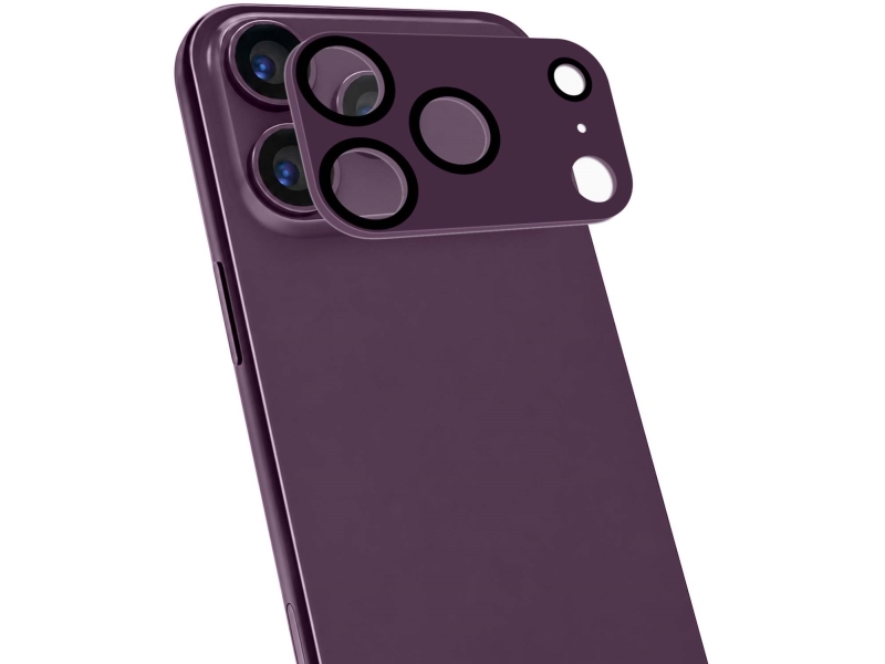 Camerapro Schutzhülle Für Das Kameraobjektiv Des Iphone 18 Pro Max/17 Pro Max In Kirschrot