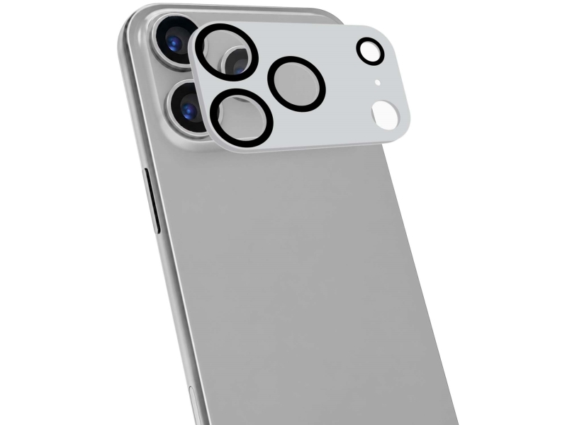 Camerapro Schutzhülle Für Das Kameraobjektiv Des Iphone 18 Max Pro/17 Pro Max, Silber
