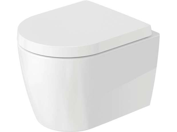 Duravit ME by Starck vægtoilet - Durashield væg-toilet, 480mm, hvid højglans, rimless