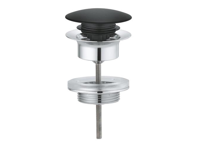 Grohe bundventil 1 1/4/ø64mm - u/overl velvet black
