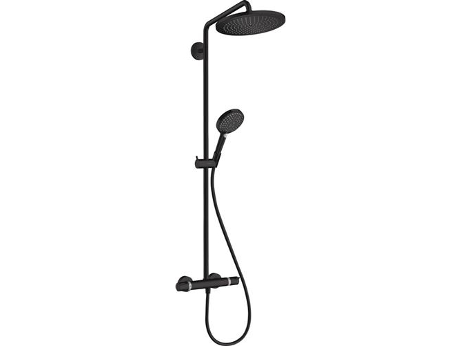 HG Croma Sel. S 280 showerpipe - med håndbruser Raindance Select S 120 3jet, mat sort