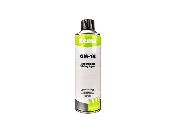 KEMA Glidemiddel GM-12 500ml spray til PVC rør, kabler, gummilister friktionsnedsættende