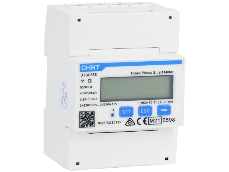 ELIT DTSU666 3x230/400V 5(80)A RS485 4P MID