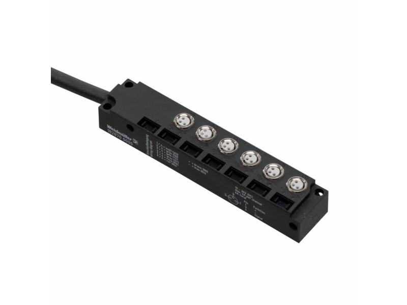 Weidmüller SAI-06L-VPFC-3A-M08L-PNP-10U02, IP68, RoHS, 24 mm, 18,2 mm, 118 mm, 1 stk