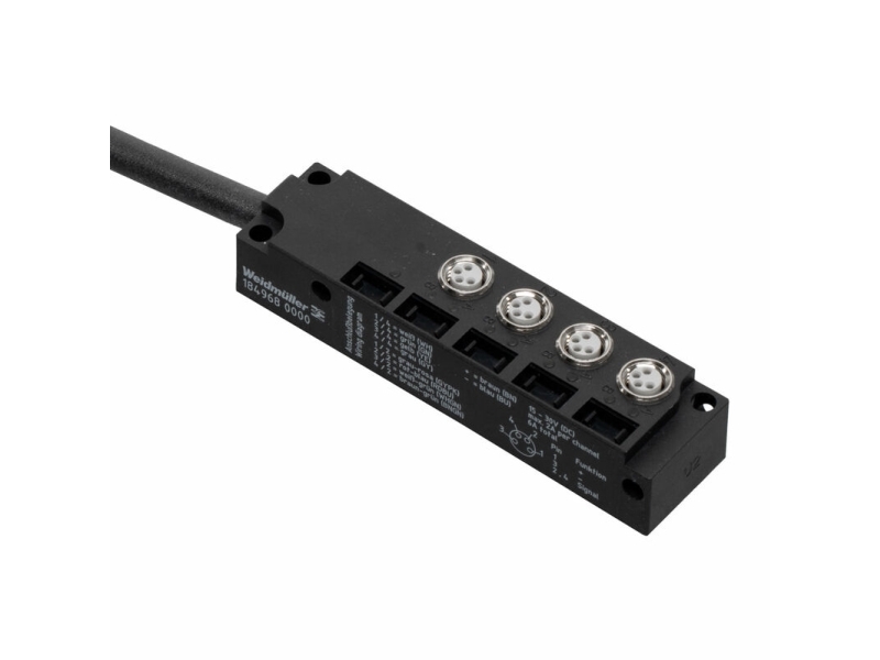Weidmüller SAI-04L-VPFC-4A-M08L-PNP-10U03, IP68, RoHS, 24 mm, 18,2 mm, 92 mm, 1 stk
