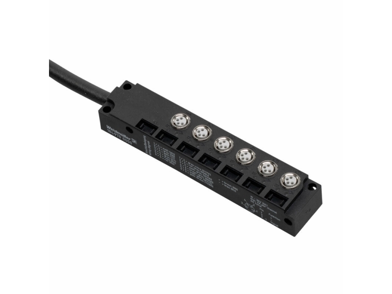 Weidmüller SAI-06L-VPFC-4A-M08L-PNP-05U05, IP68, RoHS, 24 mm, 18,2 mm, 118 mm, 1 stk