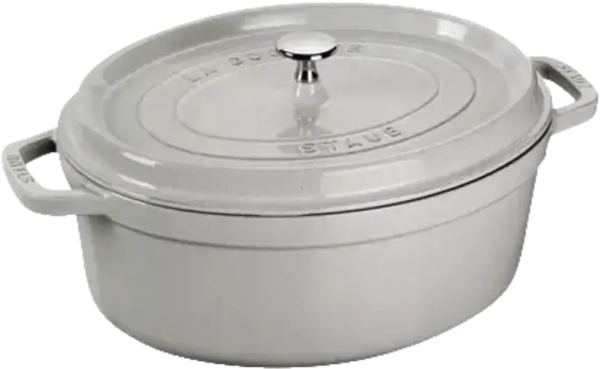 Staub The Cocotte, 3,2 L, Silber, Eisenguss, Eisenguss, 270 Mm, 1 Stück(E)