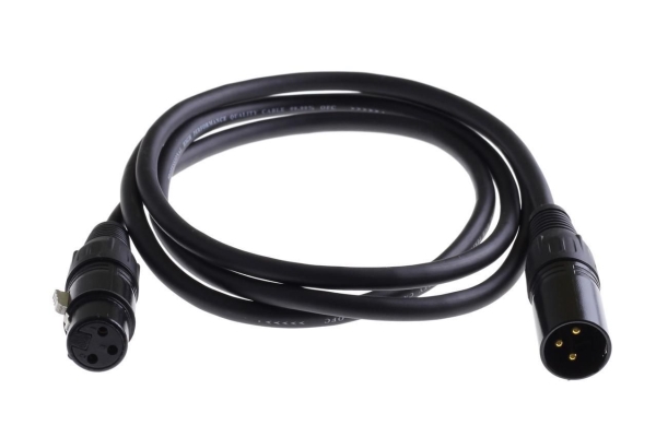 Microconnect Pro Xlr Cable 15M, Awg24, Ofc, Balances, Shielded, Pvc, Od6,0Mm, Black, 970 G, 1,14 Kg
