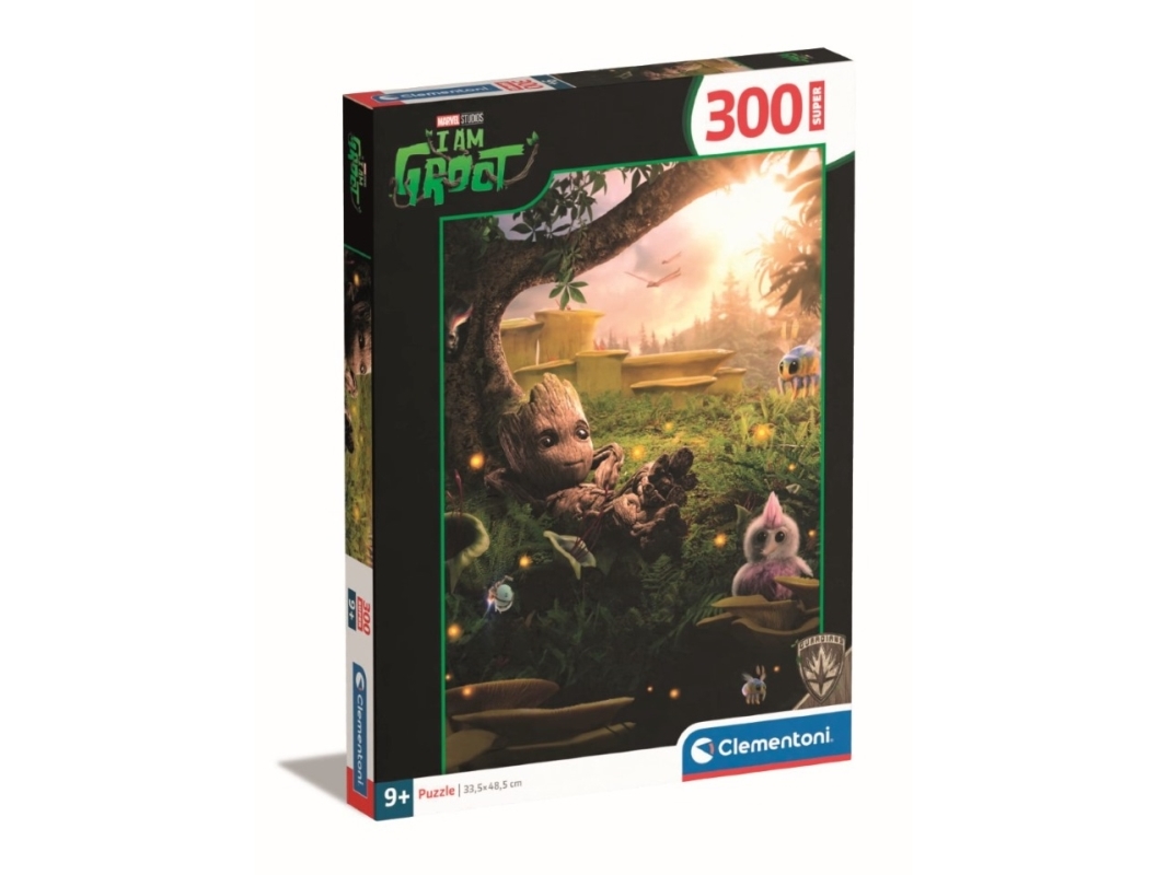 Clementoni Puslespil Super - Marvel I Am Groot, 300 Brikker