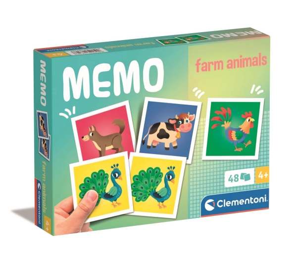 Memo Pocket Farm Animals