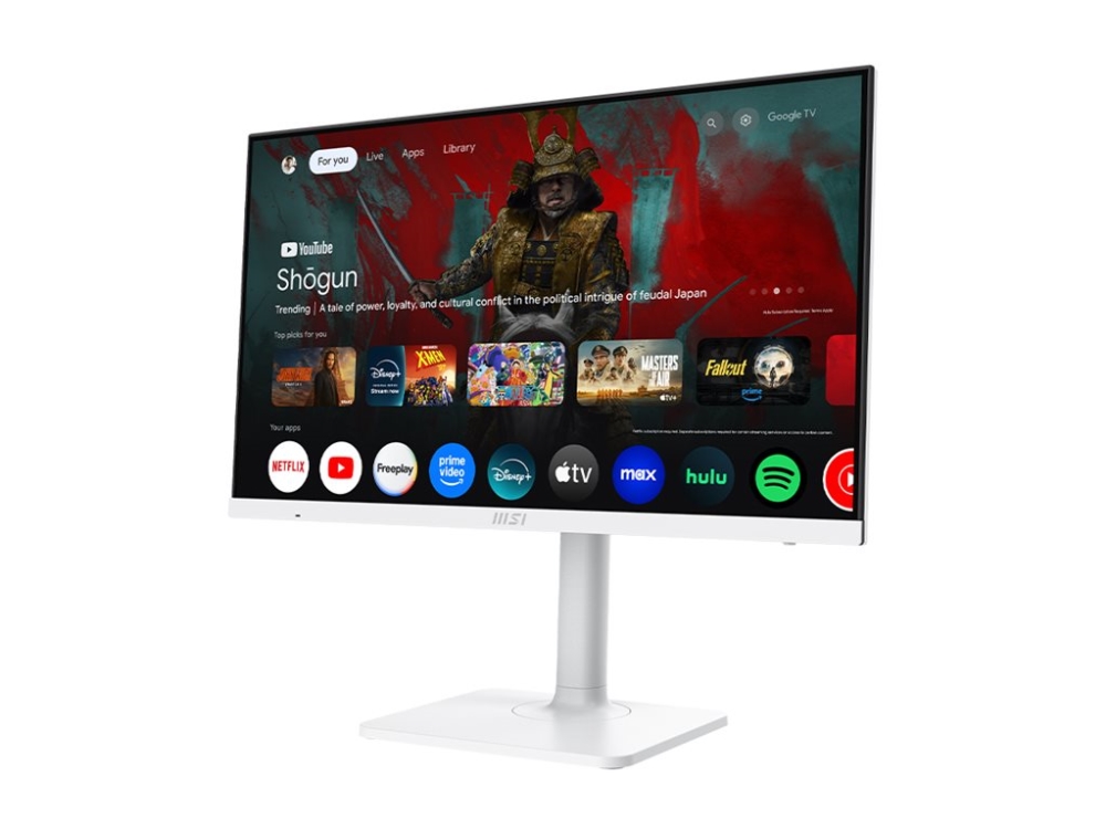 Monitor Msi Modern Md272upsw / 27" / 4K Uhd / Ips / 60Hz / 4Ms (Gtg) / Kvm / Weiß - Verstellbarer Standfuß - Pd 65W