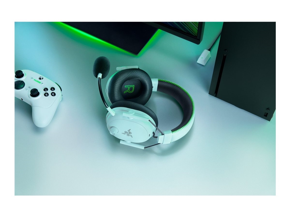 Razer Blackshark V3 Pro - Headset - 7.1.4 Kanal - Fuld Størrelse - Bluetooth/2,4 Ghz Radiofrekvens - Trådløs, Kablet - Aktiv Støjfjerning - 3,5 Mm Ja
