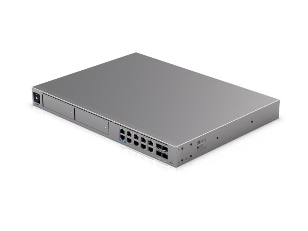 Ubiquiti UniFi Dream Machine Beast - Router 8-port switch - 2.5GbE, 5GbE, 10GbE, 25GbE - WAN-porte: 2 - monterbar på stativ - for P/N: UACC-CABLE-PATCH-EL-C6A-0.15M-W, UACC-CM-RJ45-MG, UACC-OM-SFP28-LR