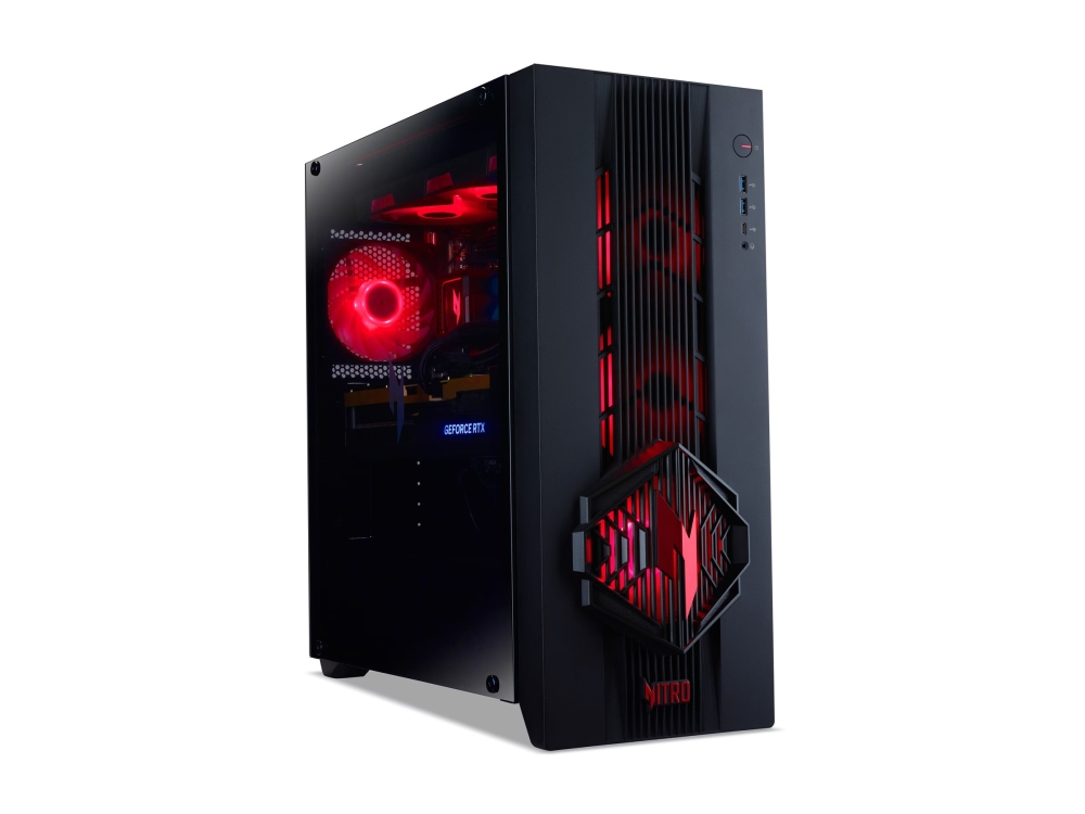 Acer Nitro 70 N70x3d-100 - Tower Gaming - Ryzen 7 9800X3d / Op Til 5.2 Ghz - Ram 32 Gb - Ssd 1.024 Tb - Geforce Rtx 5070 - Gigabit Ethernet, 2.5 Giga