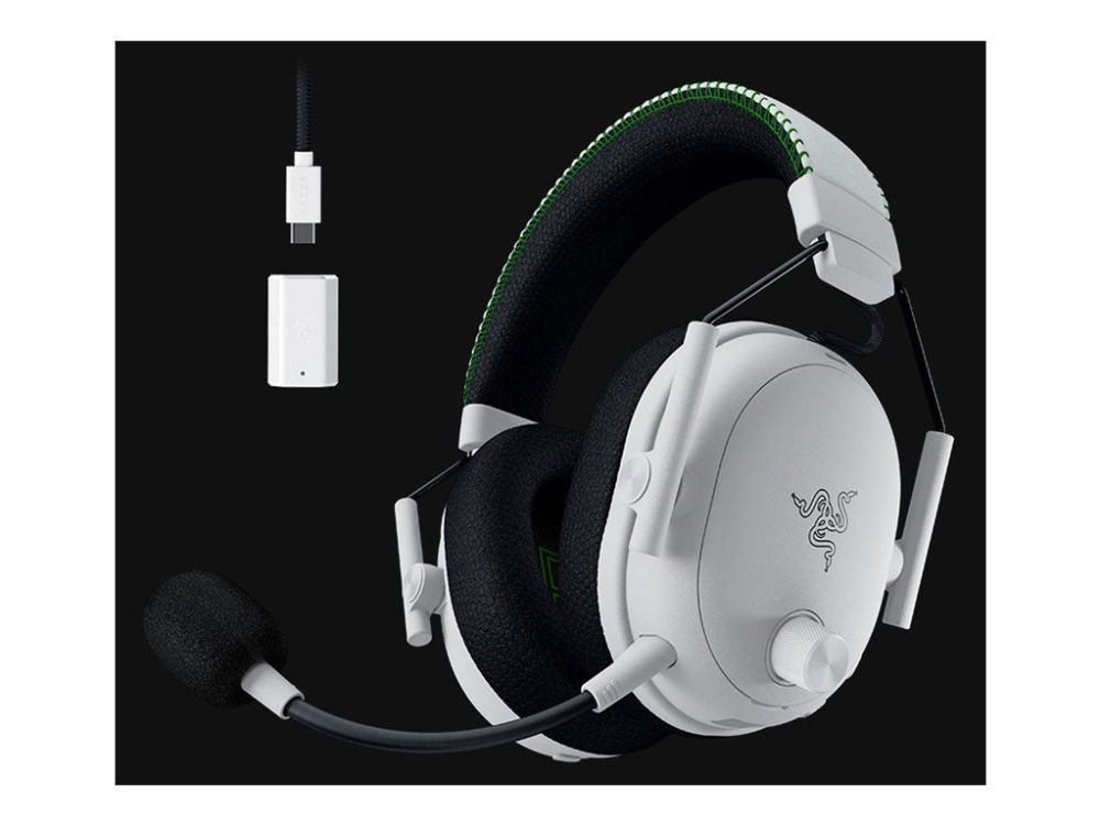 Razer Blackshark V3 Pro, Verkabelt & Kabellos, Gaming, 12 - 28000 Hz, 367 G, Kopfhörer, Weiß