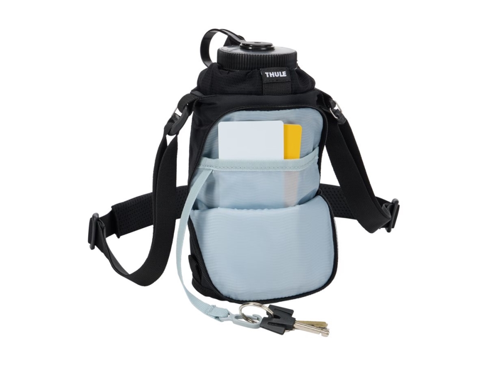 Thule EnRoute - Bæretaske til vandflaske - 400D nylon - sort