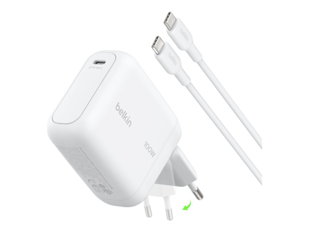 Boostcharge 100W Usb-C Gan-Ladegerät | Stecker Inkl. 1,5 M Usb-C Auf Usb-C (K)
