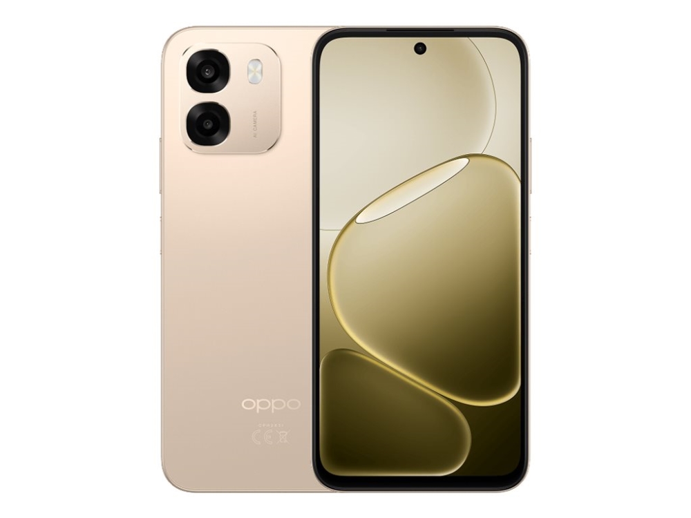OPPO A6 – 4G smartphone – dual-SIM – RAM 6 GB / Intern hukommelse 256 GB – microSD slot – LCD-skærm – 6.75 – 1570 x 720 pixels (120 Hz) – 2x bagkameraer 50 MP, 2 MP – front camera 8 MP – aurora guld