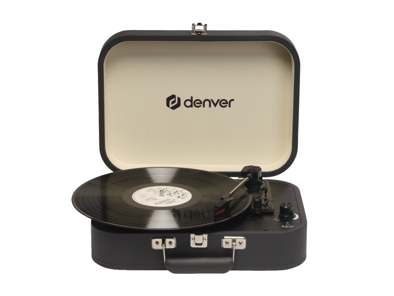Denver Vpl-130Dgr, Plattenspieler Mit Direktantrieb, Halbautomatisch, Schwarz