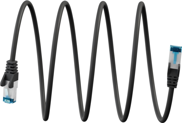 Goobay CAT 6A S/FTP PiMF 5m Black