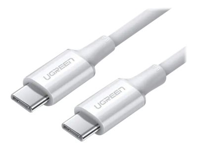 Ugreen Us300 - Usb-Kabel - 24 Pin Usb-C (Han) Til 24 Pin Usb-C (Han) - 20 V - 5 A - 2 M - Usb Power Delivery (100 W) - Hvid