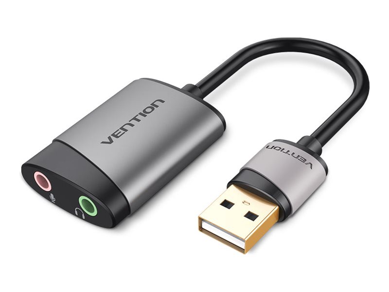 Externes Usb-Audiomodul 0.15 M Lüftungs-Cdkhb (Grau)