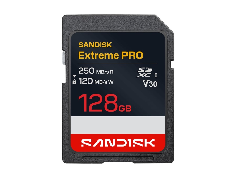 Sandisk Extreme Pro – Flash-Speicherkarte – 128 Gb – Video Class V30 / Uhs-I – Sdxc Uhs-I