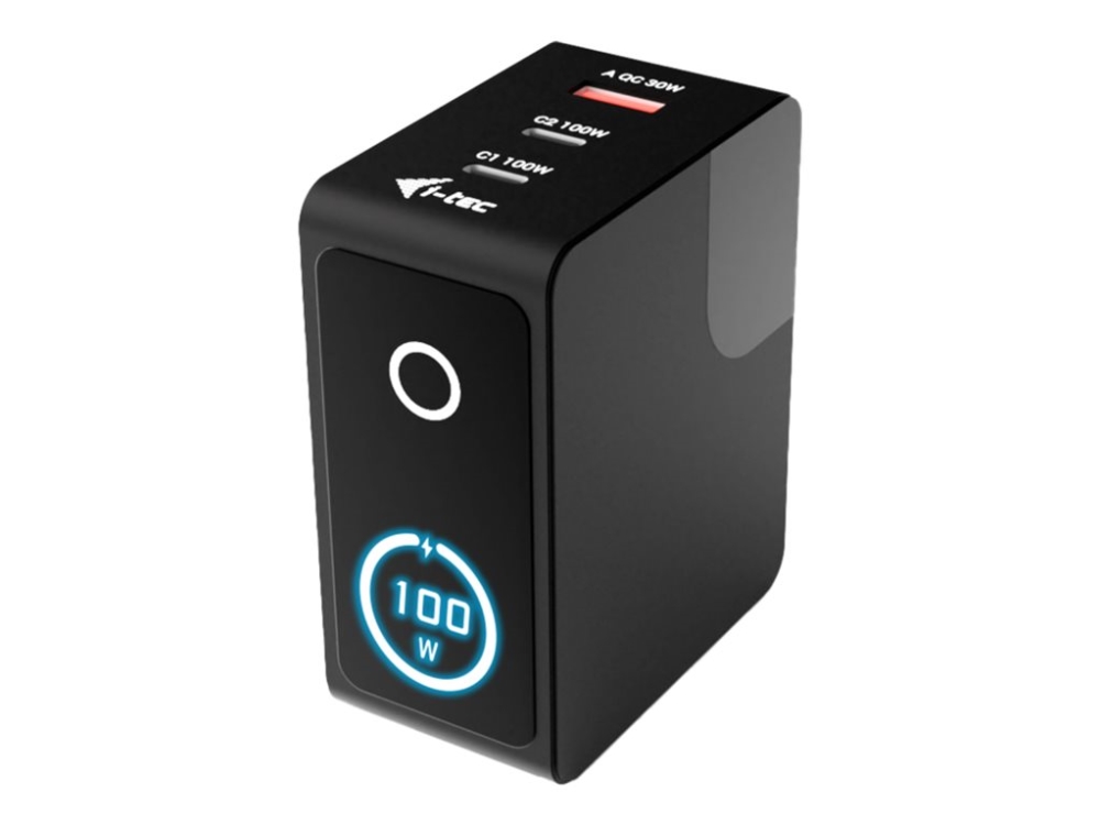 I-Tec 100W Usb | 2X Usb-C | 1X Usb-A | Lcd | 150 Cm