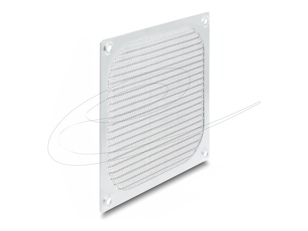 Delock Lüftergitter 120 X 120 Mm Aluminium – Lüfter Staubfilter Mit Edelstahl-Filtergewebe, Lüftergitter, Edelstahl, Aluminium, Silber, 55 °C, -10 °C