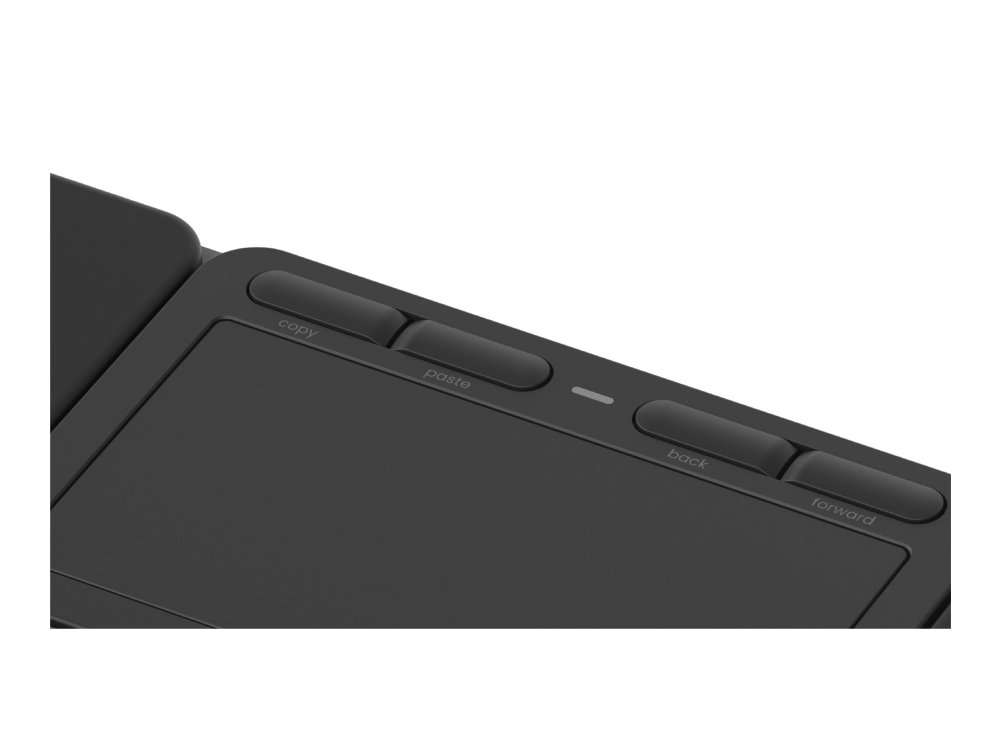 Contour Touch & Balance - Tastatur og touchpad-sæt - 18 programmable shortcuts, ergonomically shaped keys - full size - USB-C - QWERTY - Pan Nordic - tastkontakt: sakseskalibratorer