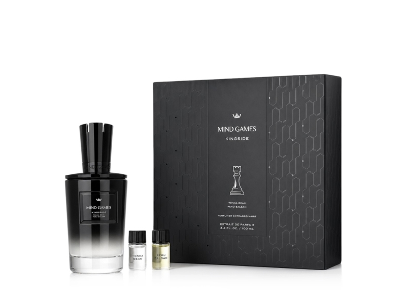 Mind Games Kingside Extrait De Parfum 100 Ml + Peru-Balsam 3 Ml + Teststreifen + Tonkabohne 3 Ml (Unisex)