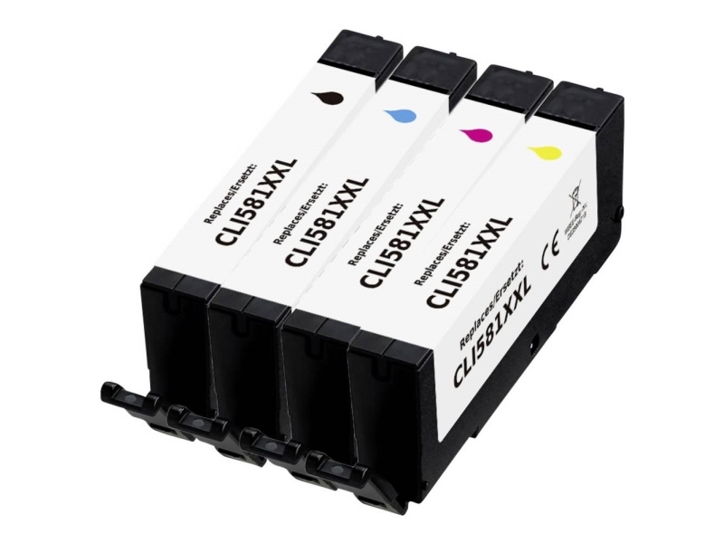 Renkforce Blæk Erstatter Canon Cli-581Bk Xxl, Cli-581C Xxl, Cli-581M Xxl, Cli-581Y Xxl Kompatibel Rf-I-C-Cli581xxl Rf-6953996