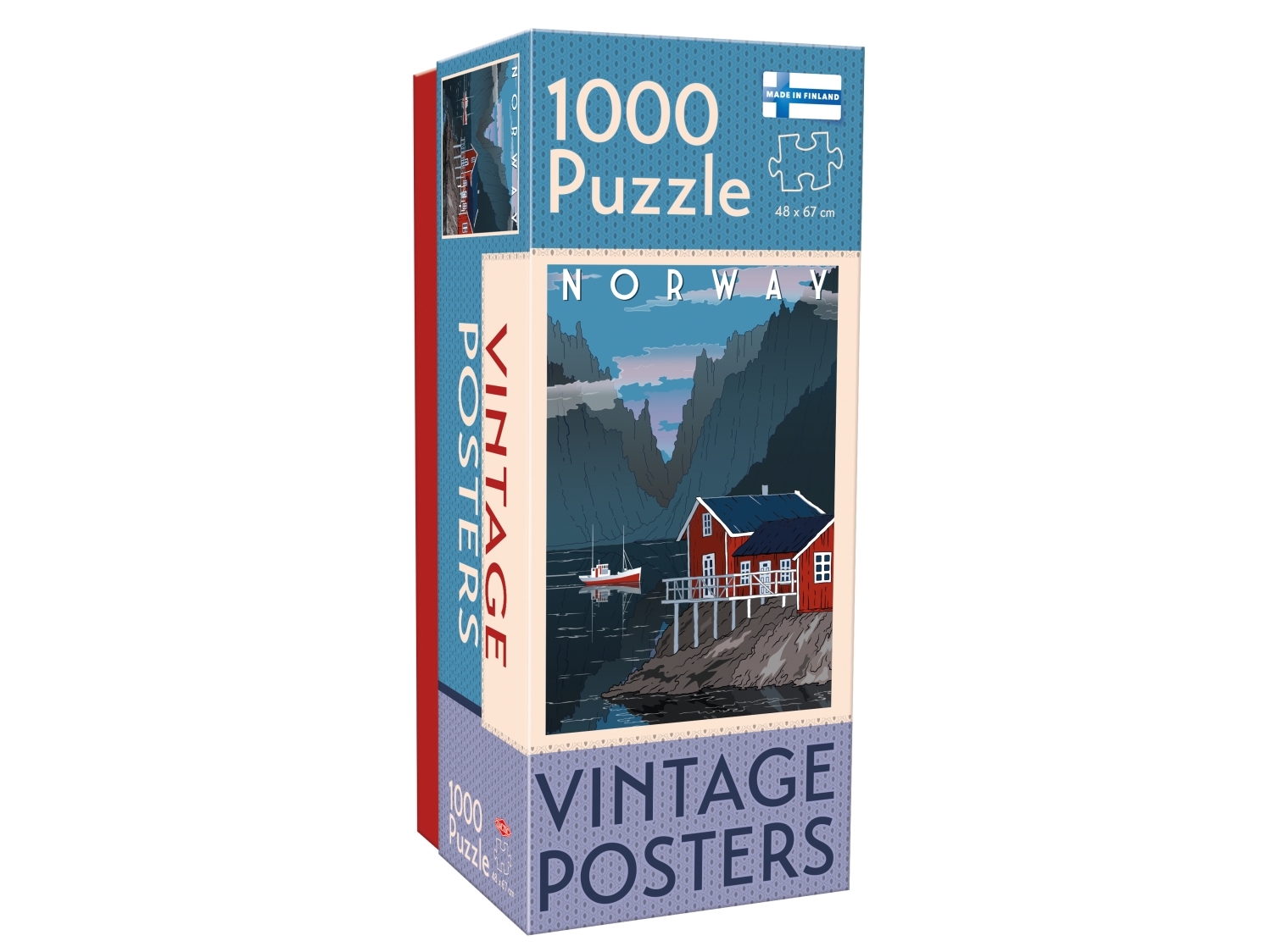 Tactic Puzzle Lovers Vintage Posters Norway 1000 Pcs Puzzle