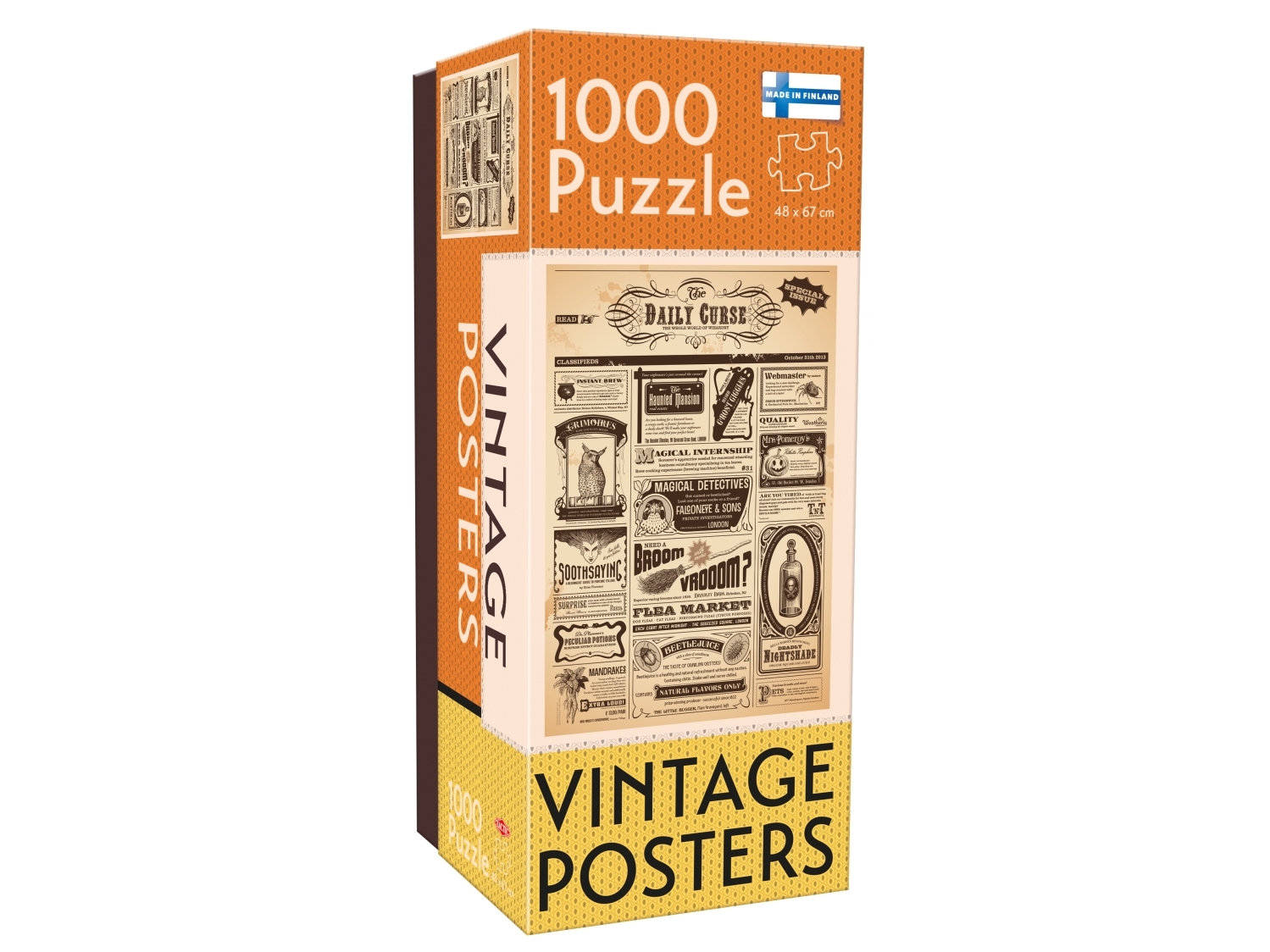 Tactic Puzzle Lovers Vintage Posters Daily Curse 1000 pcs puzzle