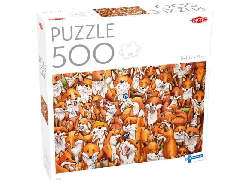 Tactic Puzzle Lovers Foxes 500 Pcs Puzzle, 500 Stück(E), Tiere