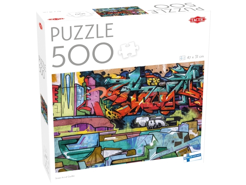 Tactic Puzzle Lovers Street Art Of Graffiti 500 Pcs Puzzle, 500 Stück(E), Kunst