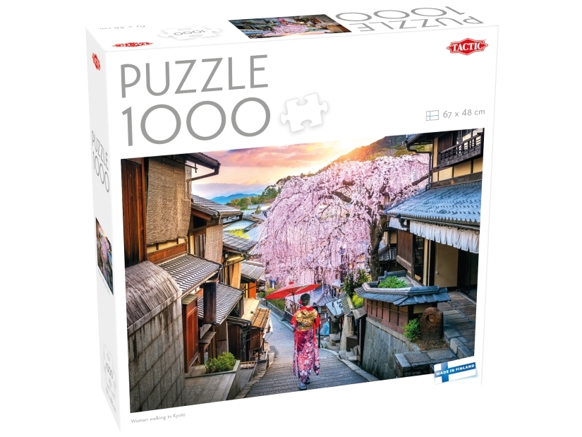 Tactic Puzzle Lovers Woman Walking In Kyoto 1000 Pcs Puzzle