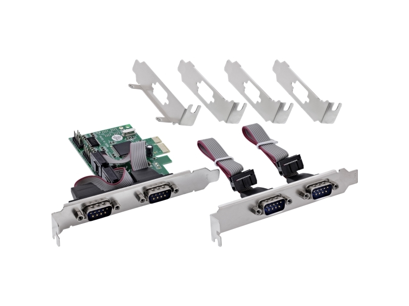 Inline 76619E, Pcie, Seriell, Männlich, Pcie 2.0, Rs-232, 9-Polig, Pc