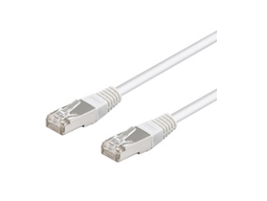 Rb-Lan Cat 5E Patchkabel, F/Utp, Weiß - Kabellänge 1,5 M