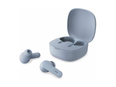 Philips TAT2100LB – True wireless-hodetelefoner med mikrofon – i øret – Bluetooth – aktiv støydemping – lys blå